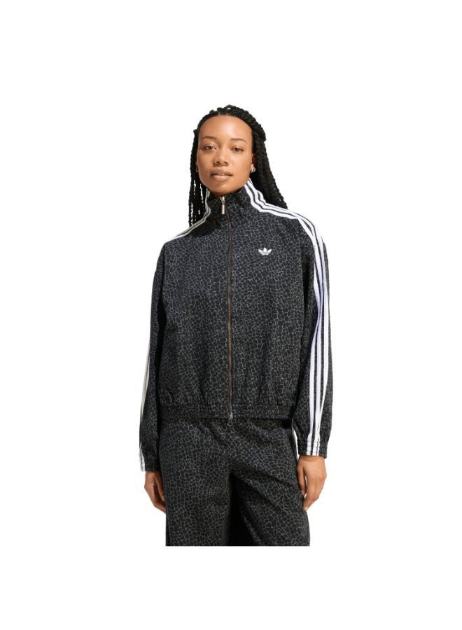 adidas Originals FIREBIRD OVERSIZED AOP DENIM JACKET - Image 1